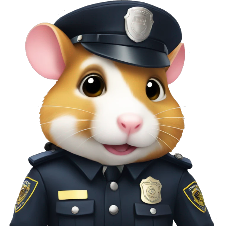 hamster cop emoji