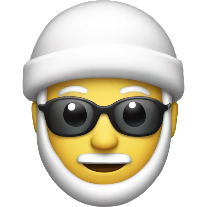 Santa with spy gear emoji