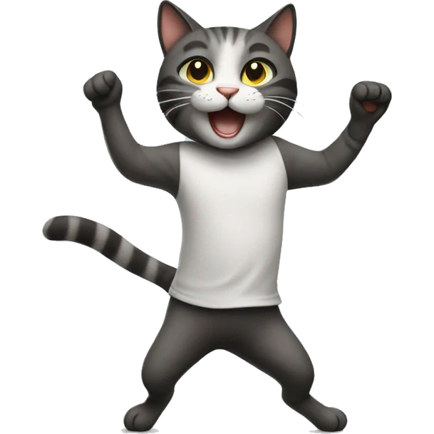 Cat dancing  emoji