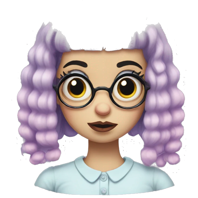 Melanie Martinez 4 eyes creature emoji