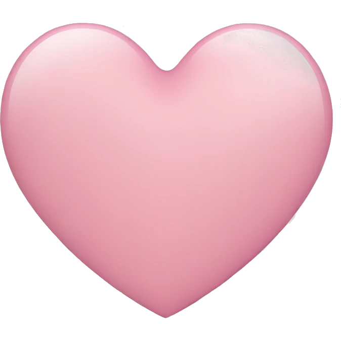 light pink heart emoji