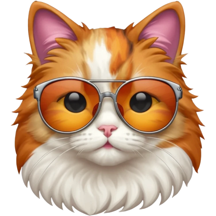 Cat wearing sunglasses emoji