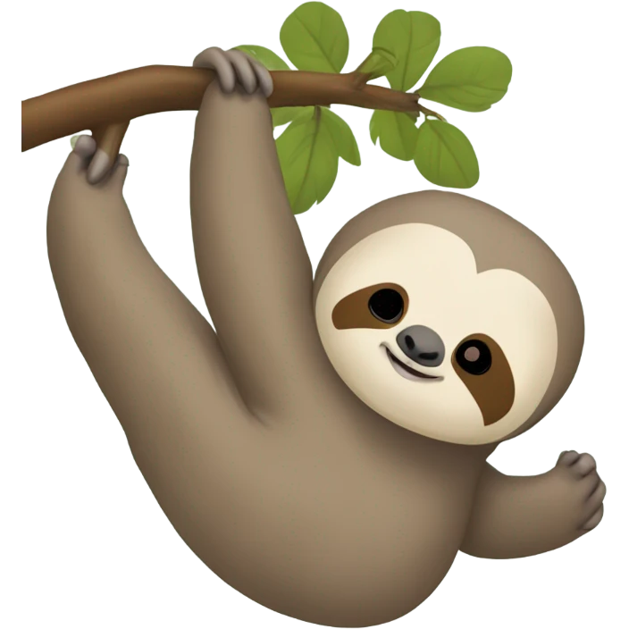 Valentines sloth emoji