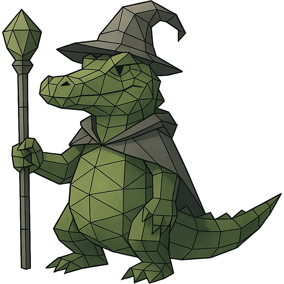 alligator wizard emoji