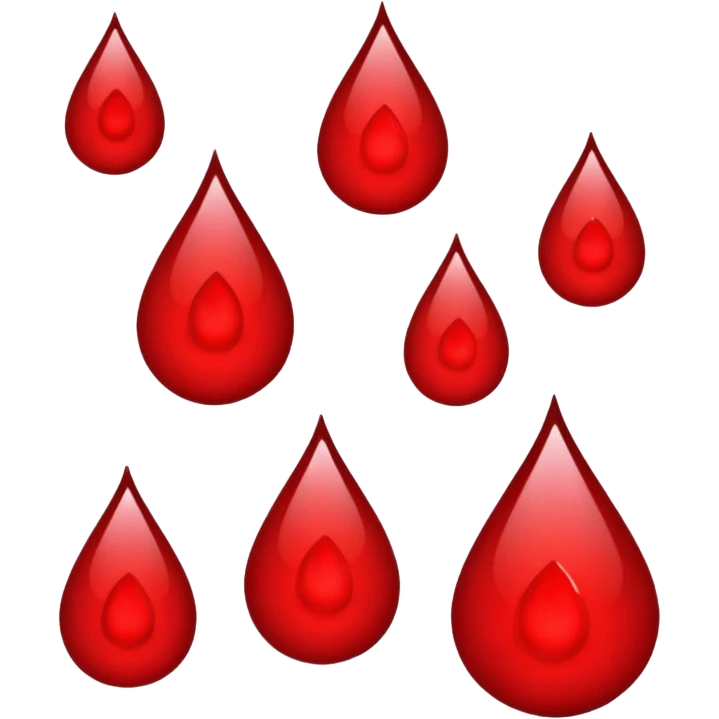 drops of blood emoji