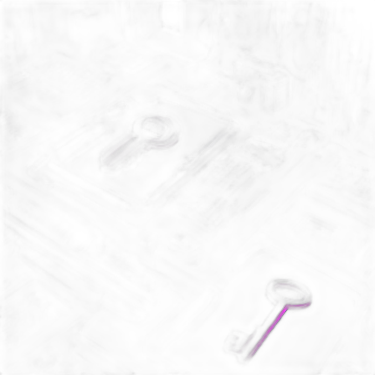 Keys in a cyberpunk environment with neon lighting. emoji