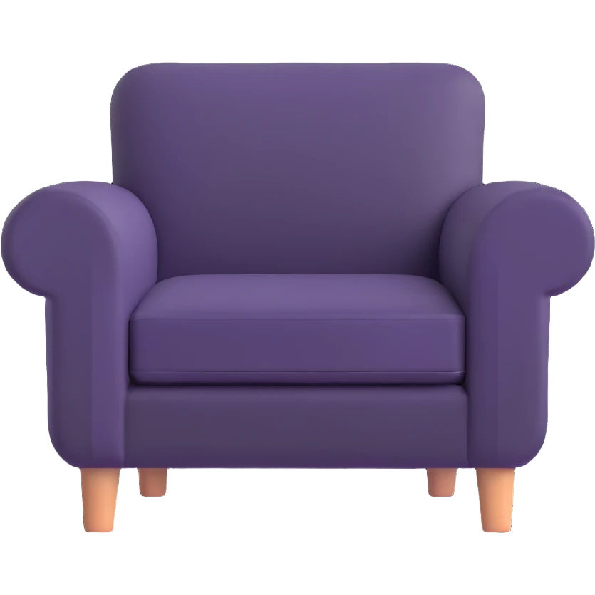 comfortable armchair emoji
