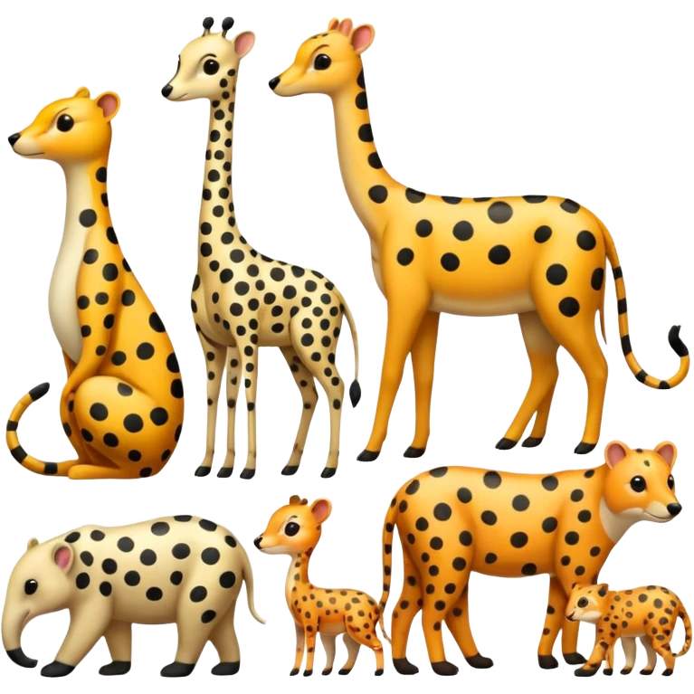spoted animals emoji