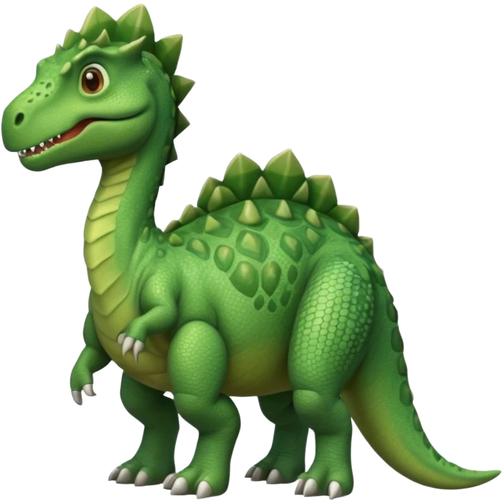 Dinosaur in saddle, portrait emoji