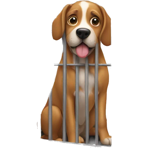 dog jail emoji