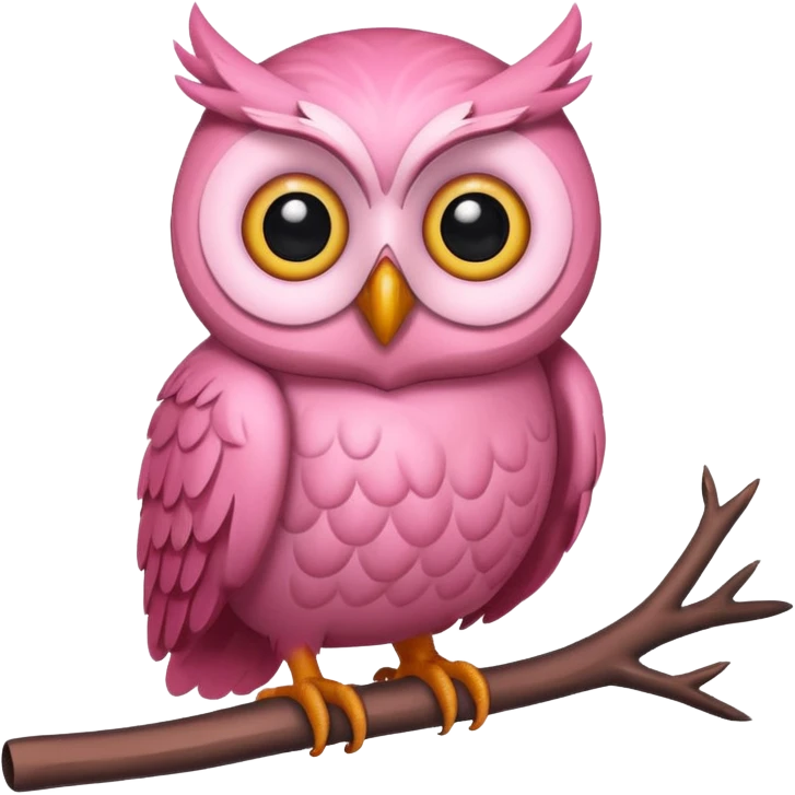 pink owl emoji