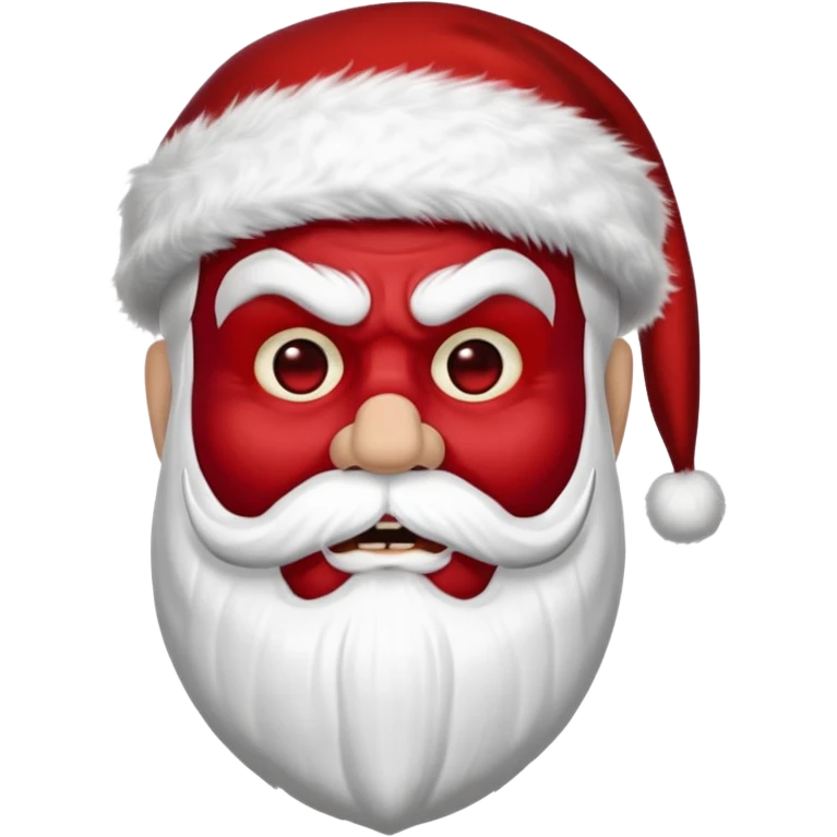 scary mask santa emoji