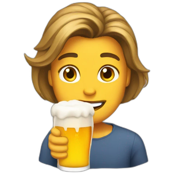 Hoda take a beer emoji