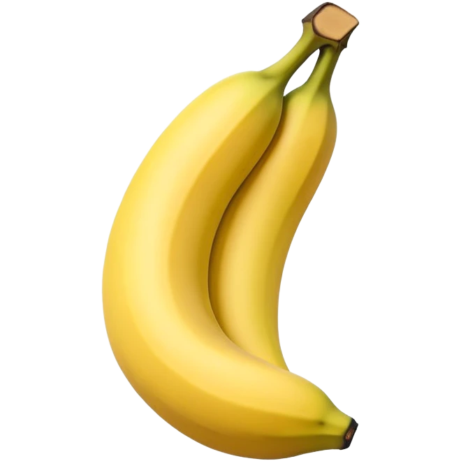 Un plátano emoji