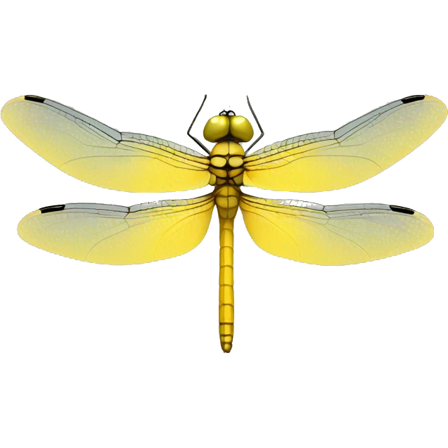 yellow symbolic dragonfly emoji emoji