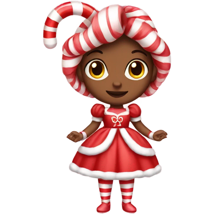 Candy cane princess  emoji
