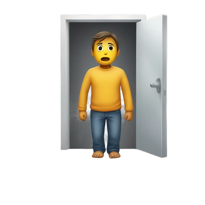 Potty shy emoji