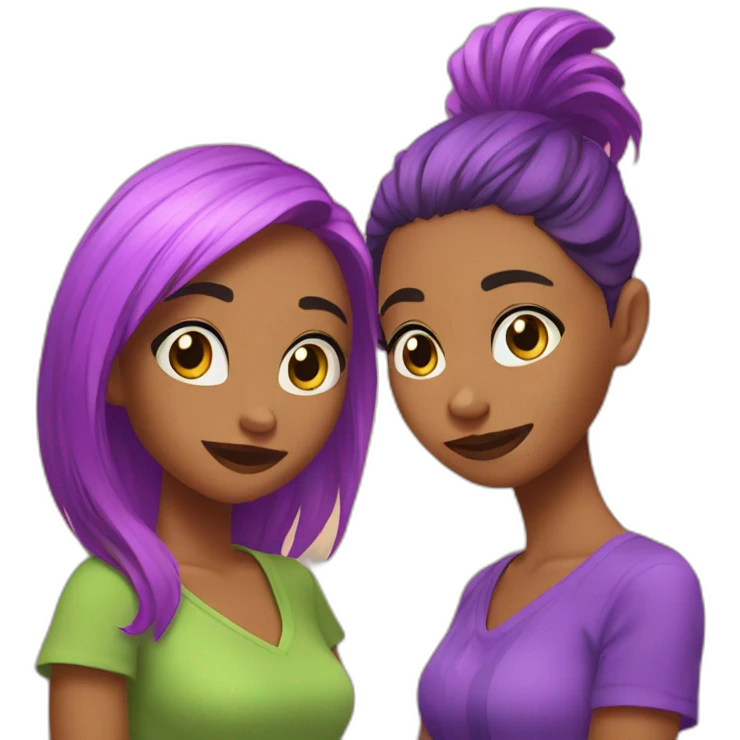 zoe et raven emoji
