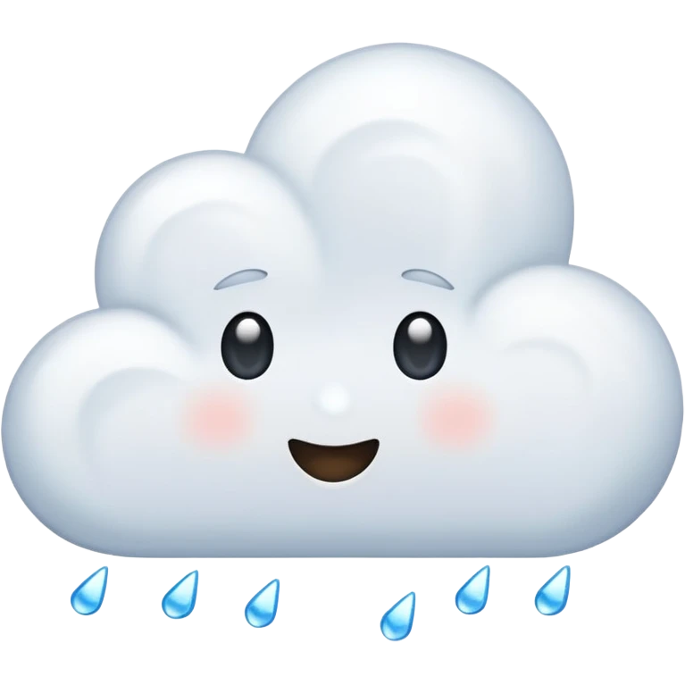 cloud with sparkles  emoji
