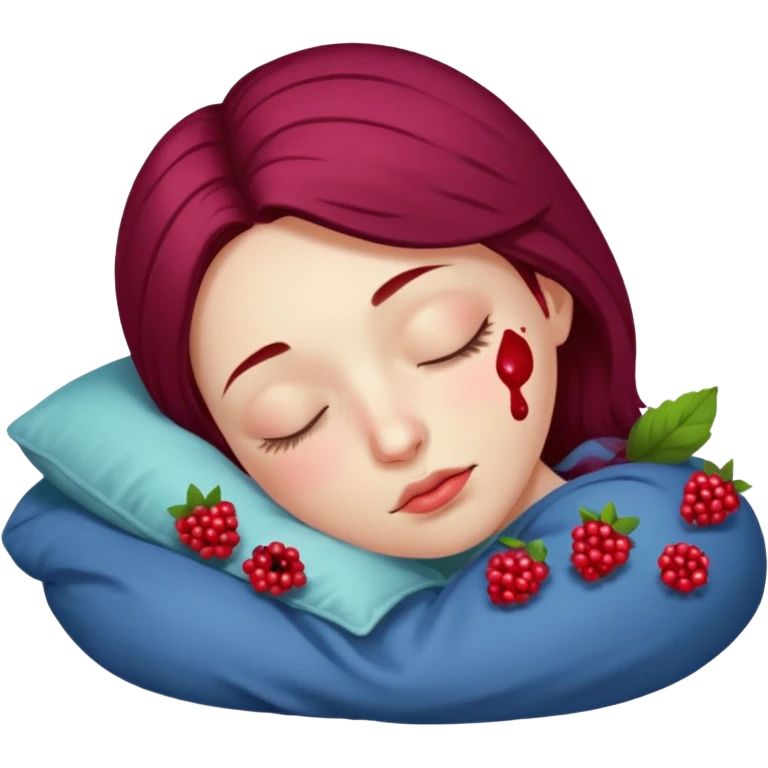 Berry sleeping emoji