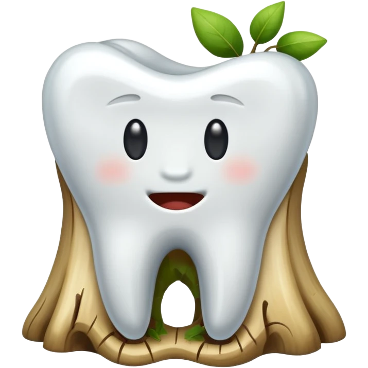 rooted tooth emoji