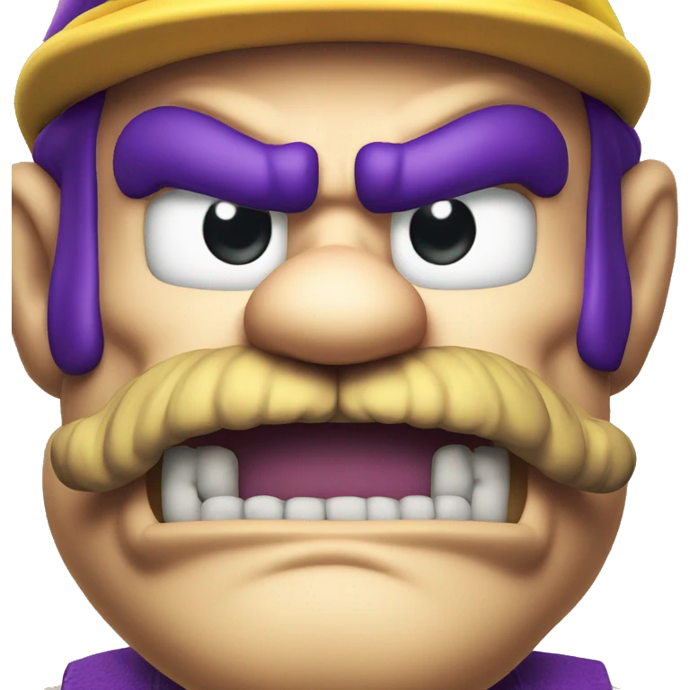 Wario close-up emoji