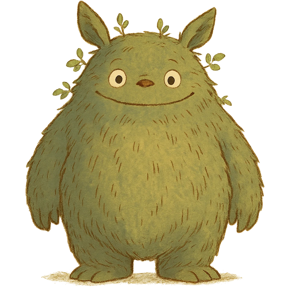 friendly forest monster emoji