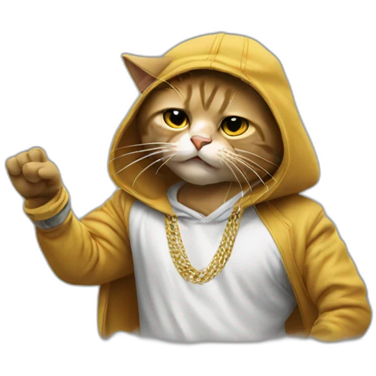 GATO RAPPER  emoji