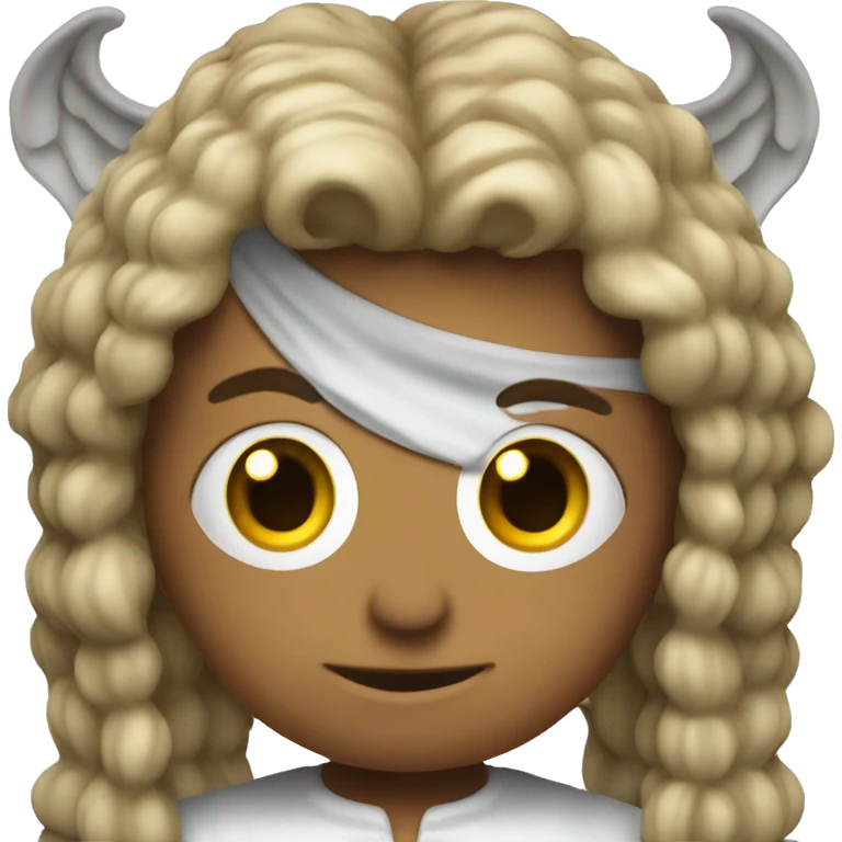 Mitad diablo mitad ángel  emoji