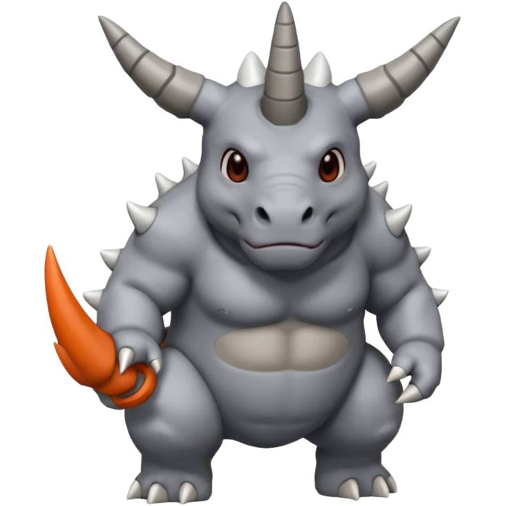 Rhyhorn-Pokémon (full body) emoji