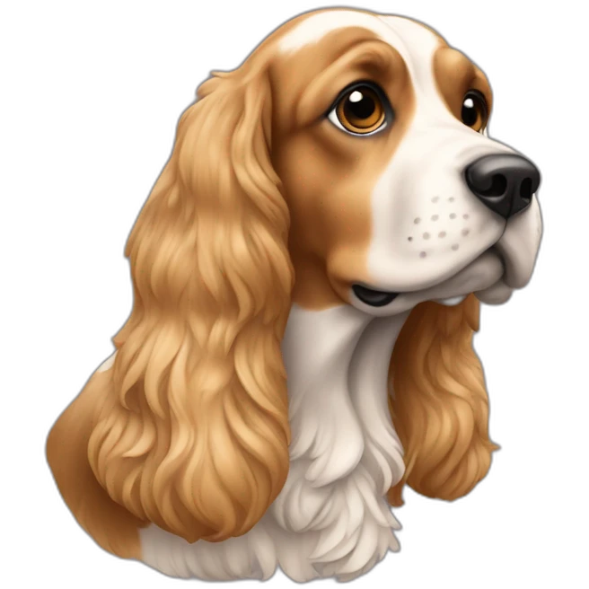 Cocker anglais emoji