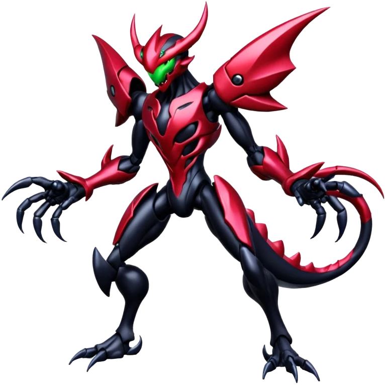 Venom-Cyberbug-Genesect-Zeraora-Darkrai-Scizor-fusion, full body emoji