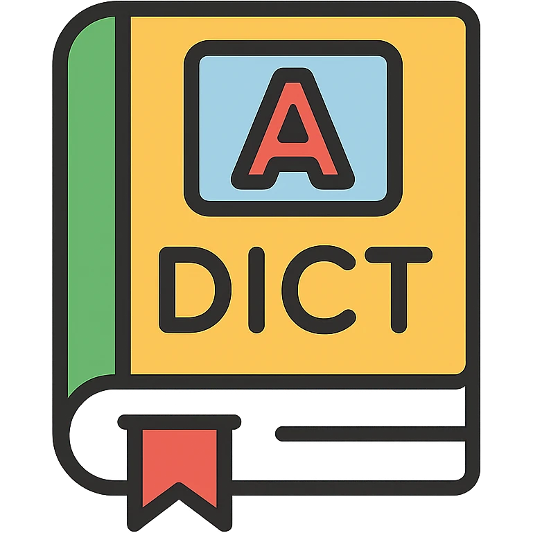 modern dictionary icon emoji