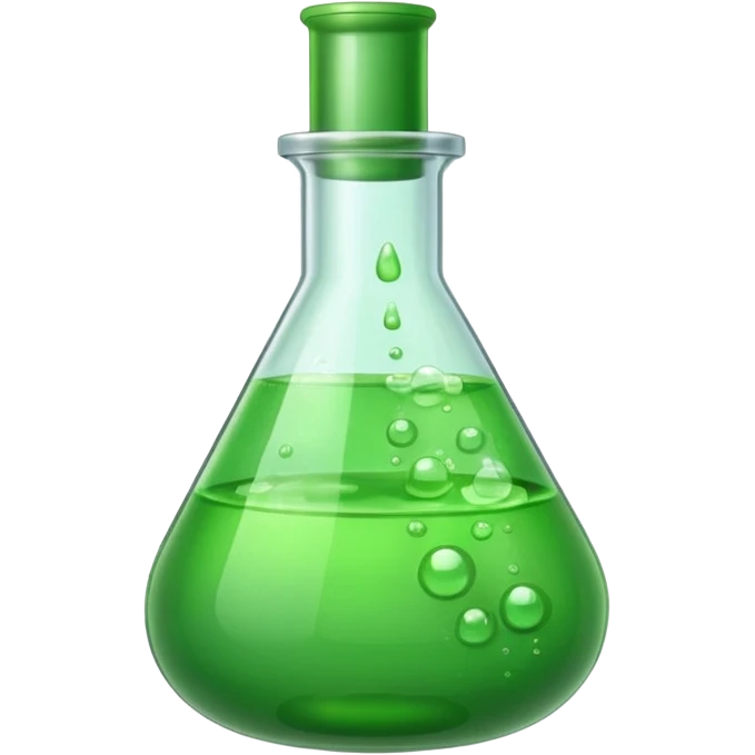 green chemical flask emoji
