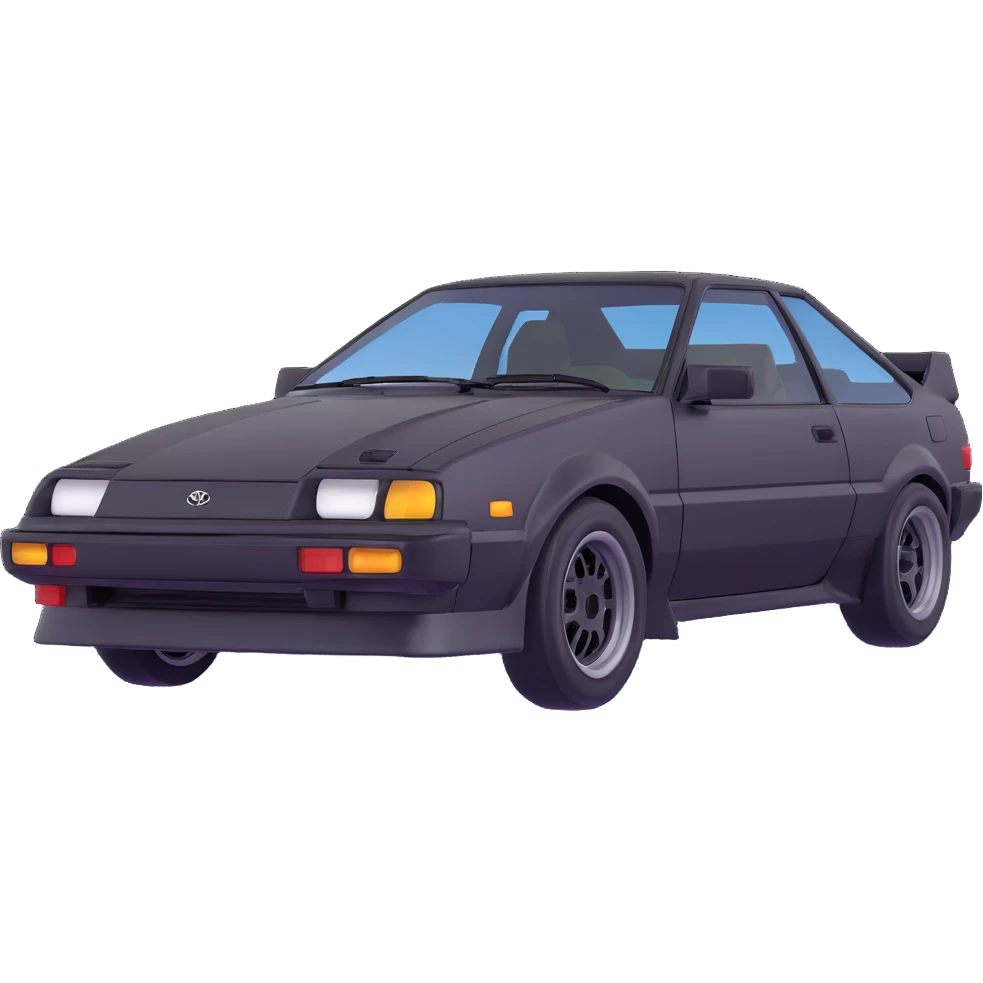 Toyota AE86 Trueno emoji