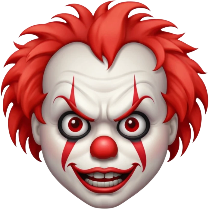 Angry clown emoji