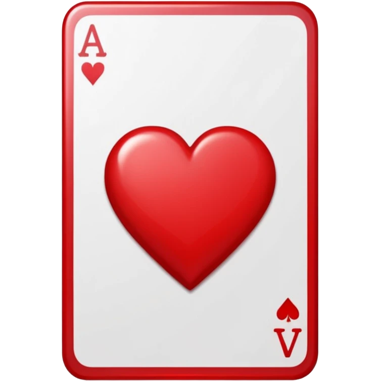 ace of heart card emoji