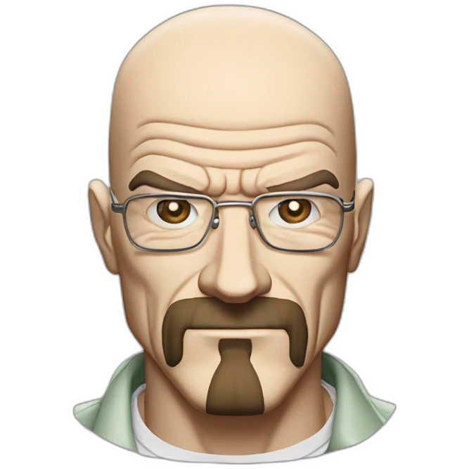 walter white in jojo's bizarre adventure emoji