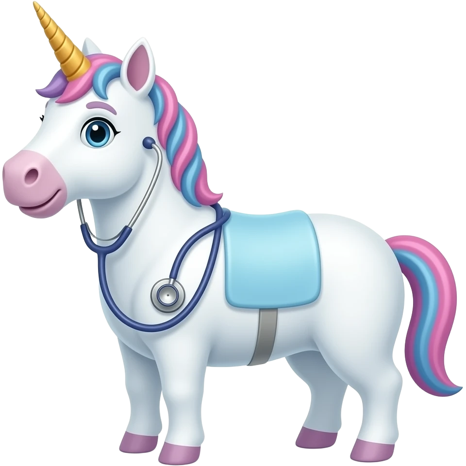 unicorn medical emoji