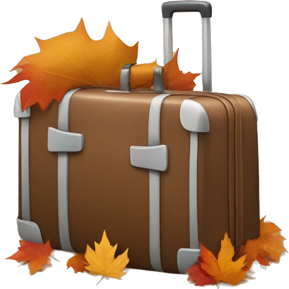 baggage in autumn  emoji