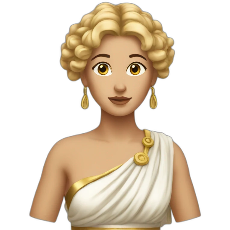 Greek goddess  emoji