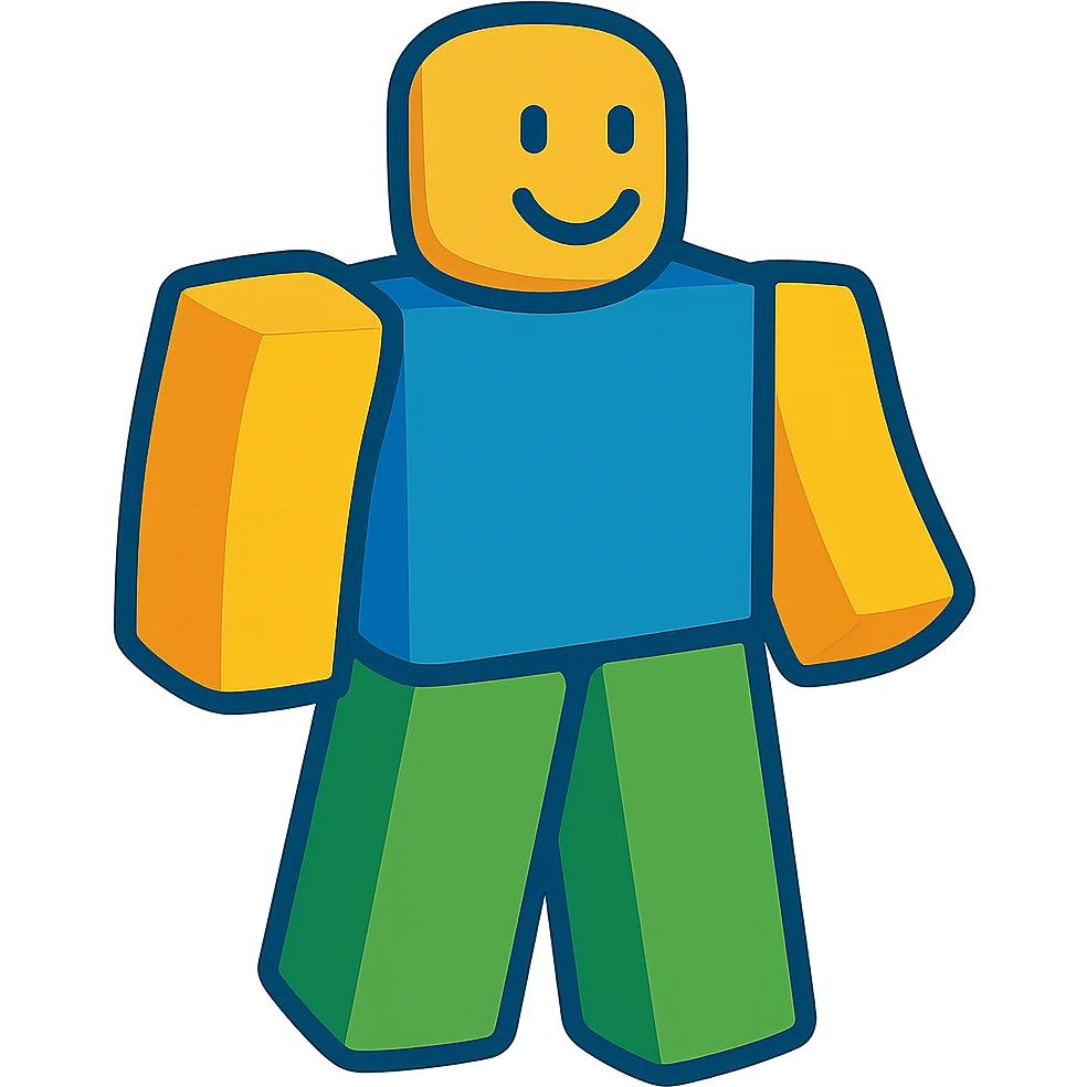 classic Roblox Noob character emoji