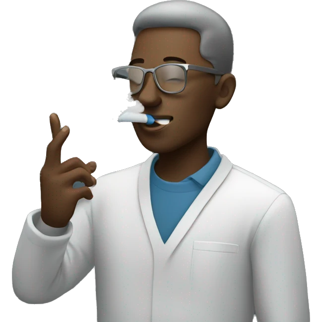 person vaping emoji