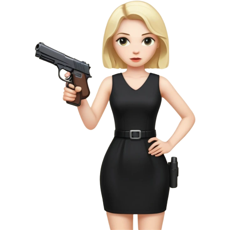 Mafia blondes woman emoji