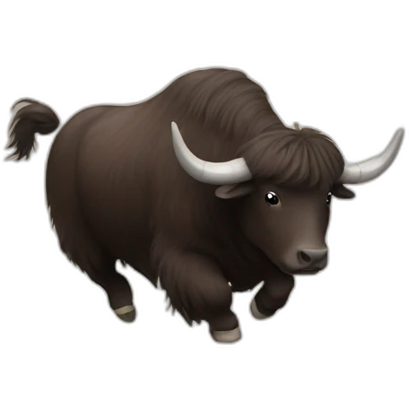 Yak Galloping emoji