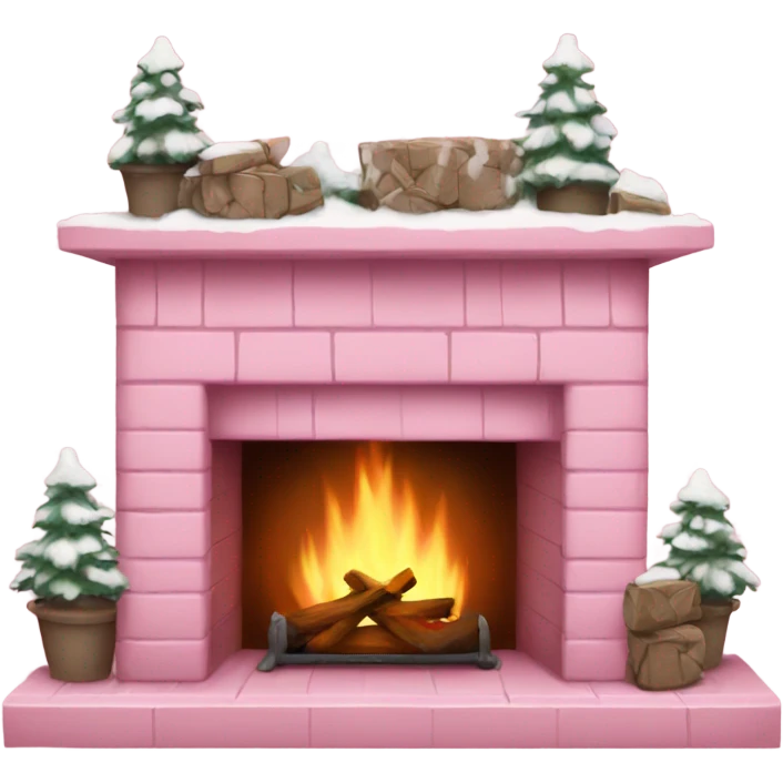 Winter Pink FirePlace emoji