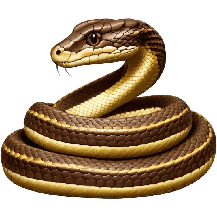 python regius detailed realistic,, full image flat  side profile 75% front facing full  design in 3d soft l centered composition 
cartoon style 140x140 pixels emoji
