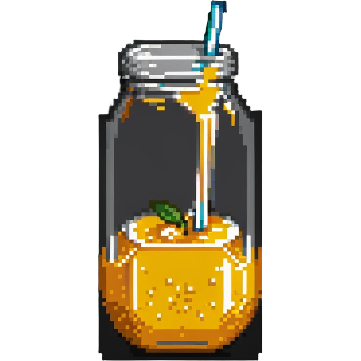 double stuffed orange juice emoji