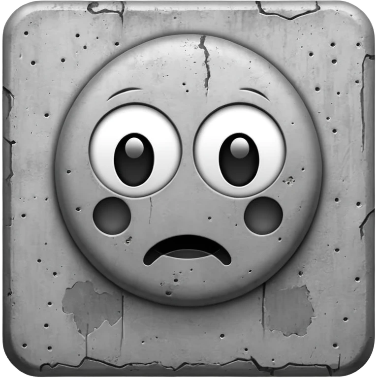 concrete wall, just a wall emoji