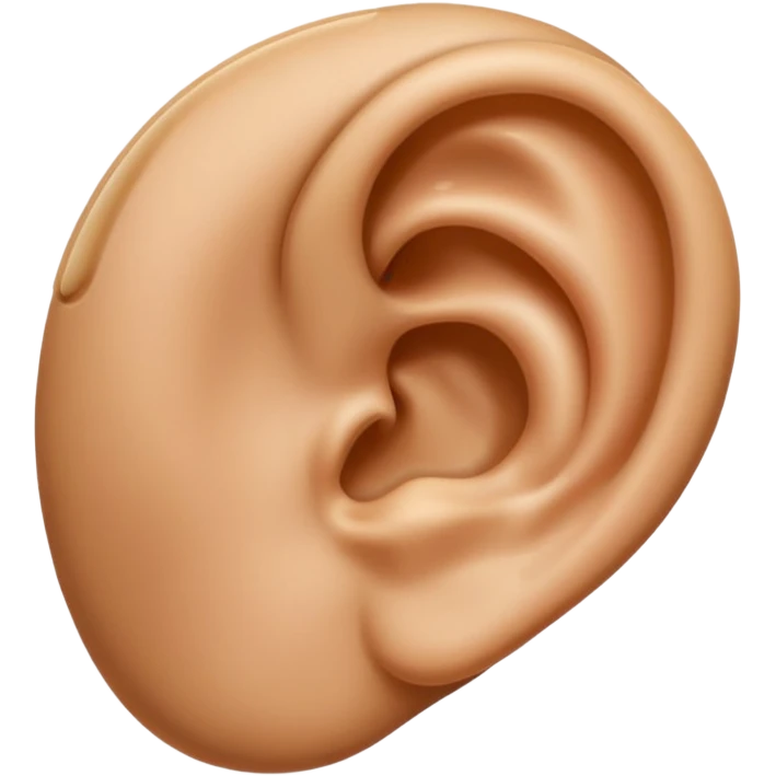 Human's ear emoji